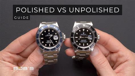 should you polish a vintage watch rolex airking|polished watches review.